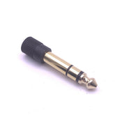 1pc 3.5mm Female to 6.35mm 1/4" Male Stereo Audio Jack AV Adapters