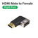 8K HDMI V2.1 Male to Female Up Down Left Right Joiner AV Adapters