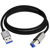 1m Superspeed USB3.0 Type A Male to Type B Printer Cable PC Accessories