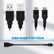 1.2M USB Charger Cable for Nintendo GBM Game Boy Micro Console Mobile Accessories