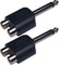 6.35mm 1/4 Inch Mono Male to Dual RCA Female Splitter Adapter 6.35 Mono to 2RCA AV Adapters