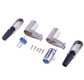 3 Pin XLR Female Male Solder Connector 90-degree DIY Adapter AV adapters