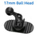 Replacement Car Dashboard Mount Adapter For Phone Holder 17mm Head W/ 3M Sticker Car Accessories