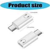 Type C to 8 Pin Male to Female Sound Adapter for iphone Ipad ipod Earphone Mobile Accessories