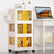 3 Tier Rolling Cart Utility Cart w/ Handle & Wheel Home Essentials