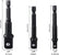 3PCS Impact Socket Adapter Set 1/4 Hex Shank Drill Driver Socket Extension Bar DIY & Home Tools