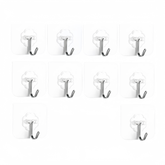 10PCS Seamless Removable Adhesive Hooks Home Essentials