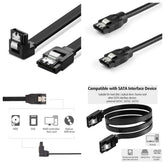 SATA Data Cable Adapter 6Gbps for HDD SSD PC Accessories