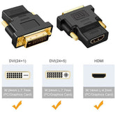 DVI Male to HDMI Female Adapter M12 AV Adapters