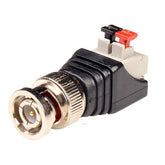 BNC Male Terminal Block Clip Press Type Cat5 Cat6 to BNC Male B15 CCTV Camera Accessories