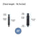2M or 5M 4 Pin Car Reverse Camera Extension Cable Car Accessories