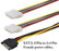 20cm 15 Pin SATA Male to 4 Pin Molex 2 Female IDE HDD Power Cable 20cm PC Accessories