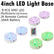 4 Inch RGB 9 LED Light 3AA Battery Powered Pedestal Base Party Effects