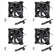Desktop Computer Chassis Cooling RGB 3+4 Pin Plug Fan
