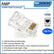 100Pcs RJ45 8P8C Connector Modular Network Cable Plug Data & Communication
