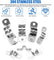 160PCS U-Shaped Stainless Steel Pipe Clamps Set - Cable Clamp W/ Screws Kit DIY & Home Tools
