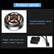 Desktop Computer Chassis Cooling RGB 3+4 Pin Plug Fan