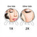 8" Round Cosmetic Makeup Double Sided Table Desk Mirror 2x Magnify Folding Zoom Home Essentials