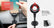 Baseus 3 in 1 O-Type Car Phone Mount Holder & Charging Cable For iPhone 2.1A Car Accessories