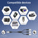 60cm Balanced XLR Splitter Cable 1 Female to 3 Male AV Cables