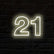 60x35cm Twenty One 21 Birthday 12V Ready-Made LED Signs