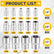 14pcs Star Socket Set Torx Torq Torque Bits External Female E4-E24 Heavy Duty Automotive Tools