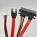 50cm Mini 4Pin Ph2.0 + Sata HDD W/Shrapnel To 22 Pin Hard Drive Sata Power Cable PC Accessories