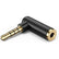 3.5mm Aux Stereo 90° Male to Female Audio Adapter AV adapters AV adapters