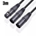 1 XLR Female to Dual XLR Male Balanced Splitter Lead 0.5M 1M 3M AV Cables