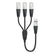 60cm Balanced XLR Splitter Cable 1 Female to 3 Male AV Cables