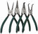TUOSEN 7-Inch Metal Snap Ring Plier 4-Piece Set DIY & Home Tools