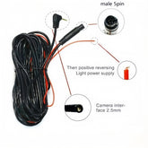5.5M 5Pin to 2.5mm Dashcam Rear Camera Cable Car Accessories