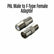 F-Type PAL Male Female Adapter Socket TV Antenna Cable F Connector Angle RG6 TV Accessories
