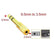 6.35mm Male Stereo to 3.5mm Female Converter AV Adapters