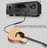 1/4 inch Splitter 6.35mm TRS Stereo Female to 90 Degree Dual 6.35mm Mono TS Male