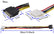 20cm 15 Pin SATA Male to 4 Pin Molex 2 Female IDE HDD Power Cable 20cm PC Accessories