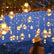 Solar Moon and Stars Party LED Curtain lights w/ Remote Outdoor Gear