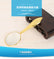 Gold-plated metal rim 5x magnification Handle Magnifier QS136 DIY & Home Tools
