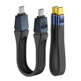 13.7cm USB4.0 Cable Type C Male to Male 240W 40/80Gbps 8K 60Hz Charge Data Video Mobile Accessories