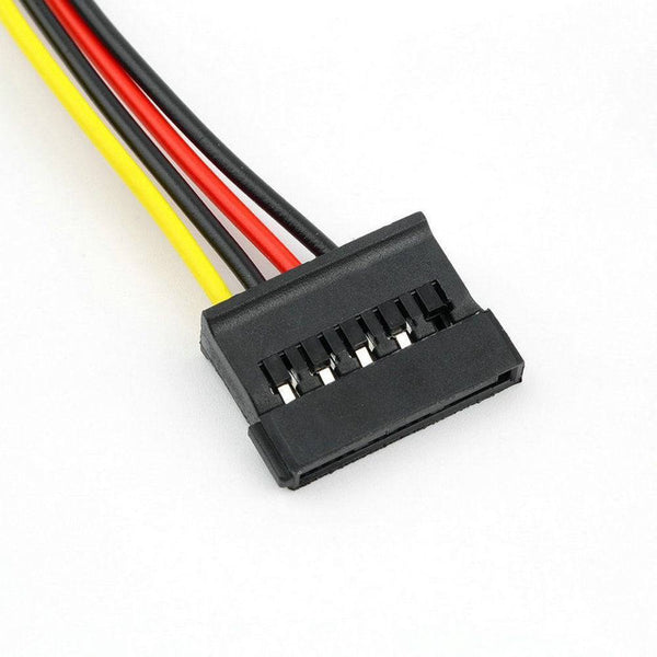 4 Pin IDE Molex to Dual SATA Power Cable (LS22) Y Splitter Female HDD Adapter