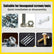 14pcs Magnetic Nut Driver Socket Set 6–19mm Hex Shank Bits with Case DIY & Home Tools