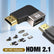 8K HDMI V2.1 Male to Female Up Down Left Right Joiner AV Adapters