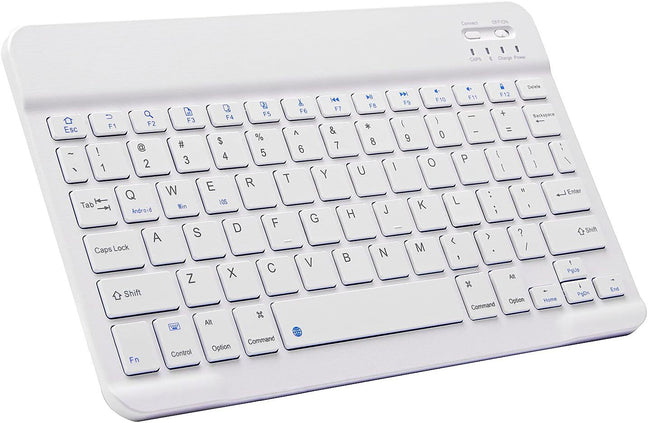 Ultra-Slim Bluetooth Rechargeable Mini Keyboard For IOS Windows Android ...