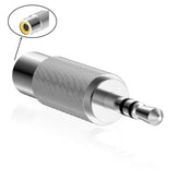 AUX 3.5mm Stereo Male to RCA Female Adapter AV Adapters