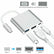 Type-C to Female USB-C HUB HDMI KS63-1 4K HD Data Charge Cable 3 in 1 Adapter