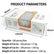 100Pcs RJ45 8P8C Connector Modular Network Cable Plug Data & Communication
