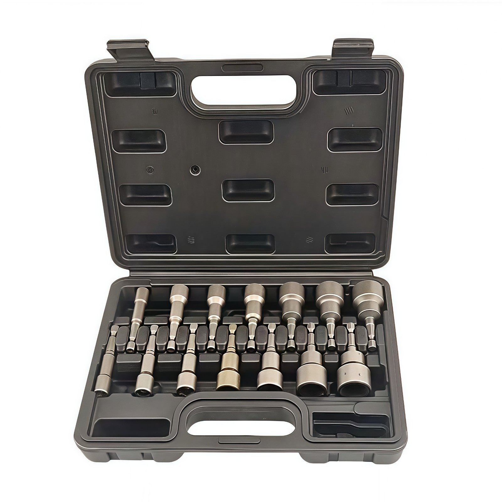 14pcs Magnetic Nut Driver Socket Set 6–19mm Hex Shank Bits for Drill ...