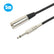 Unbalanced XLR Male to 6.35mm Mono Microphone Lead 1m to 10m AV Cables