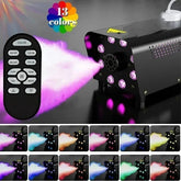 500W Fog Machine Wireless Control with 8 LED RGB Lights Party Effects
