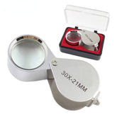 30x21mm Triplet Jewelers Eye Loupe Magnifier Magnifying Glass QS132 DIY & Home Tools